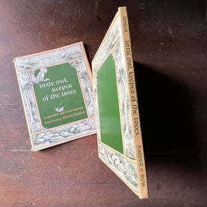 Little Owl, Keeper of the Trees by Ronald and Ann Himler - view of the spine & back cover