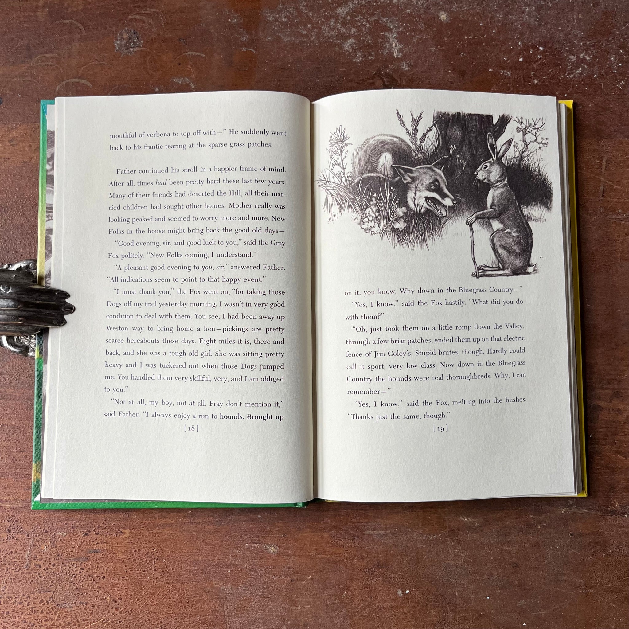 Rabbit Hill by Robert Lawson 1972 Edition - Log Cabin Vintage