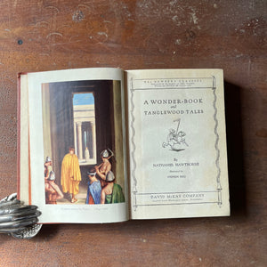 The Newbery Classics - A Wonder Book and Tanglewood Tales by Nathaniel Hawthorne - view of the title page