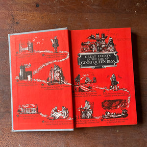 The Story of Good Queen Bess Signature Series Children's Chapter Book - inside cover end papers view