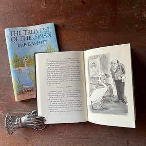 The Trumpet of the Swan by E. B. White with Illustrations by Edward Frascino - view of the full-page illustrations