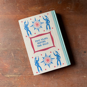 Two Years Before the Mast - 1949 Junior Deluxe Editions Children's Book - view of the back cover