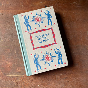 Two Years Before the Mast - 1949 Junior Deluxe Editions Children's Book - view of the front cover