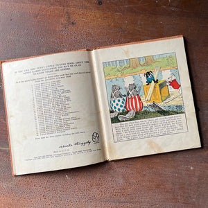 Uncle Wiggily's and the Beaver Boys by Howard R. Garis - 1929 Edition - view of the copyright page & first story