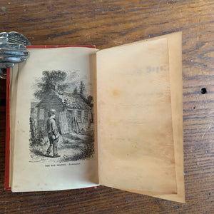 The Red Shanty Boys or Pictures of New England School Life 30 Years Ago written by Park Ludlow-antique novel-view of the frontispiece opposite the title page