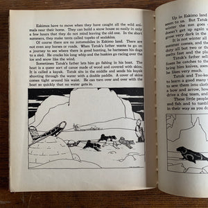 Children of Other Lands written by Watty Piper with illustrations by Lucille & H. C. Holling-vintage children's storybook-vintage stories of children around the world-view of the black & white illustrations