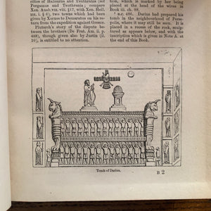 History of Herodotus Complete Set 1862 Leather Bound - Illustration