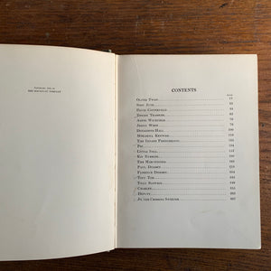 antique children's chapter book - Charles Dickens Classics - Boys and Girls of Dickens Hardcover Edition - view of the copyright & contents pages
