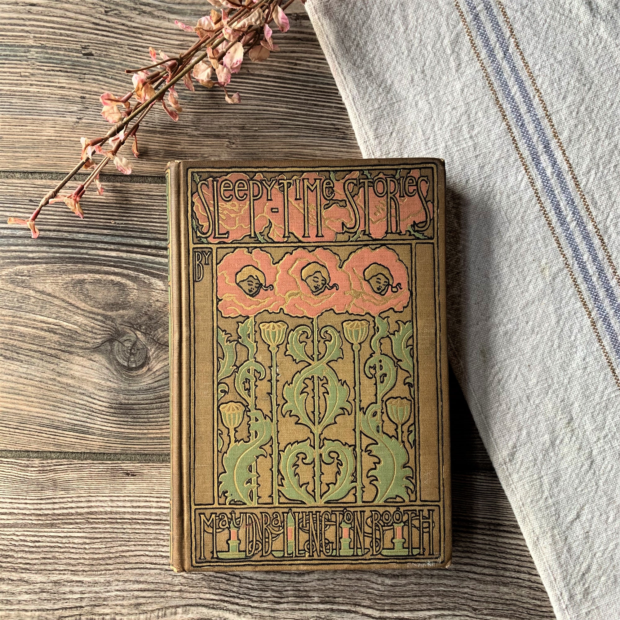 Sleepy Time Stories - 1800's Children's Book by Maud Ballington Booth - Illustrated by Maud Humphrey
